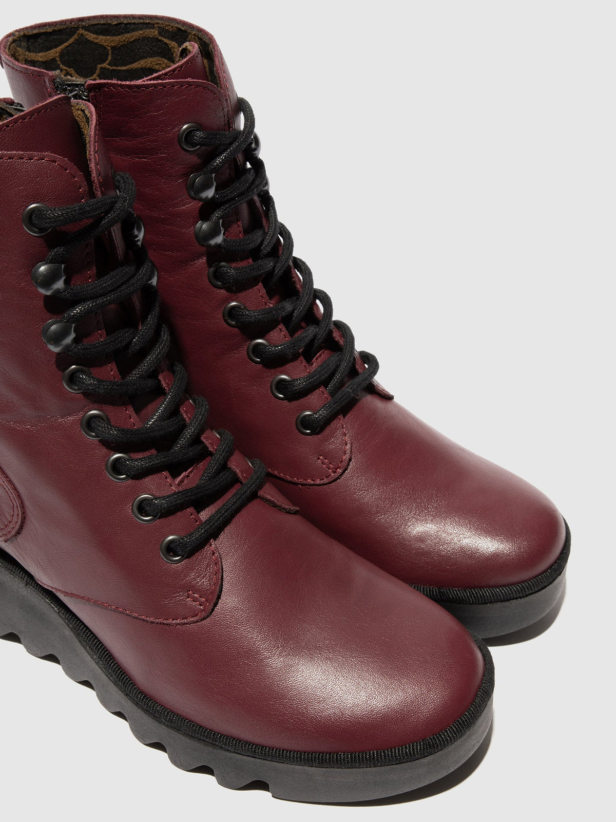 Schnürstiefeletten BIRR534FLY WINE
