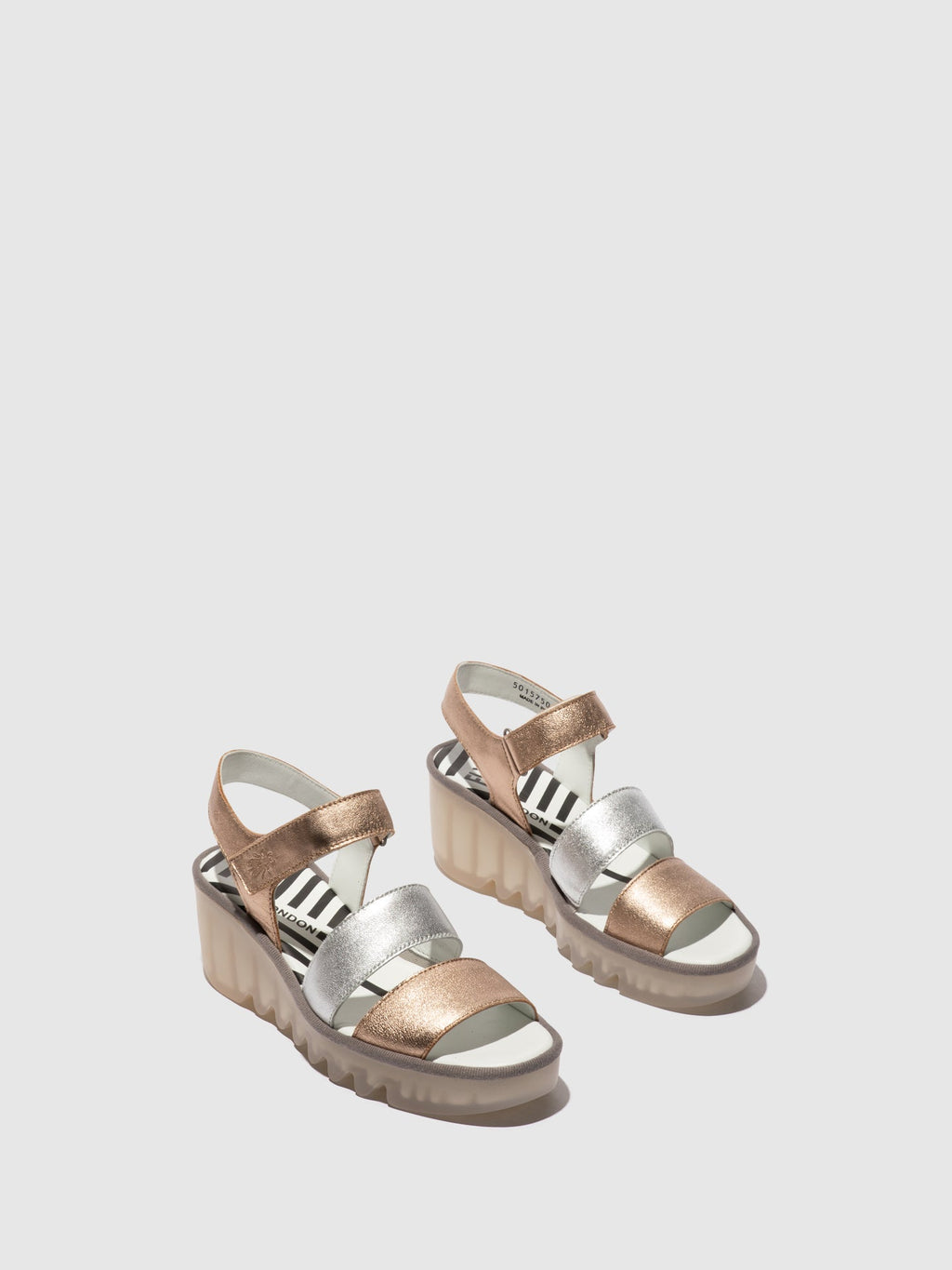 Sling-Back Sandals BEXY575FLY SAHARA/SILVER/SAHARA