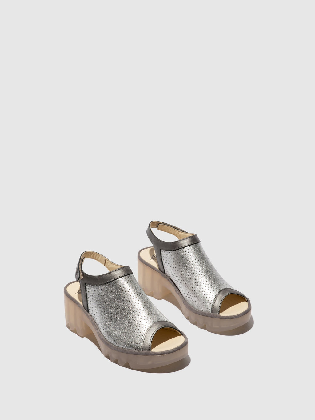 Sling-Back Sandals TEIF577FLY SILVER/PLOMO