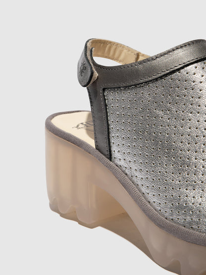 Riemchensandalen TEIF577FLY SILBER/PLOMO