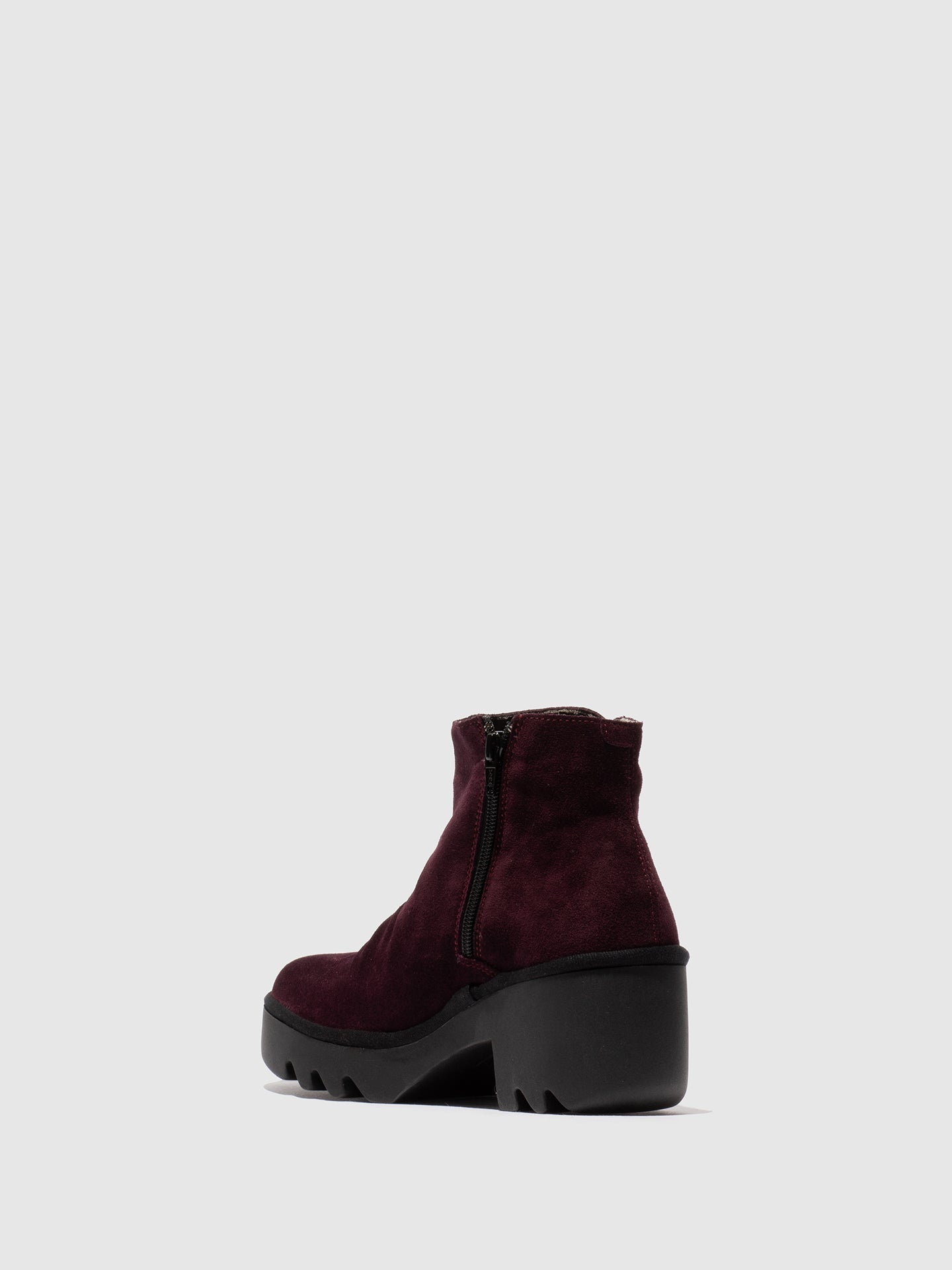 Zip Up Ankle Boots TULP592FLY PURPLE
