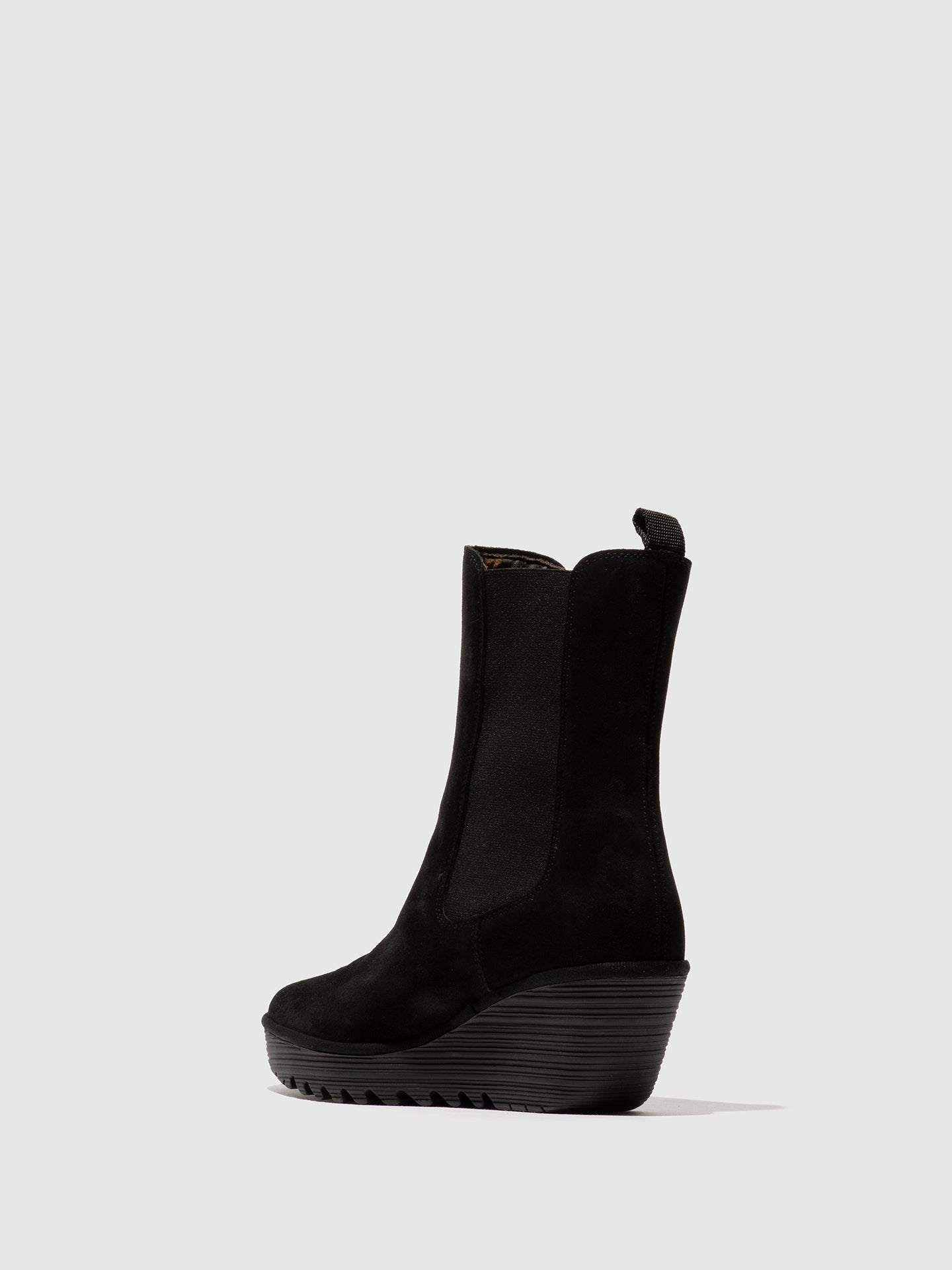 Chelsea Ankle Boots YERF600FLY OIL SUEDE BLACK