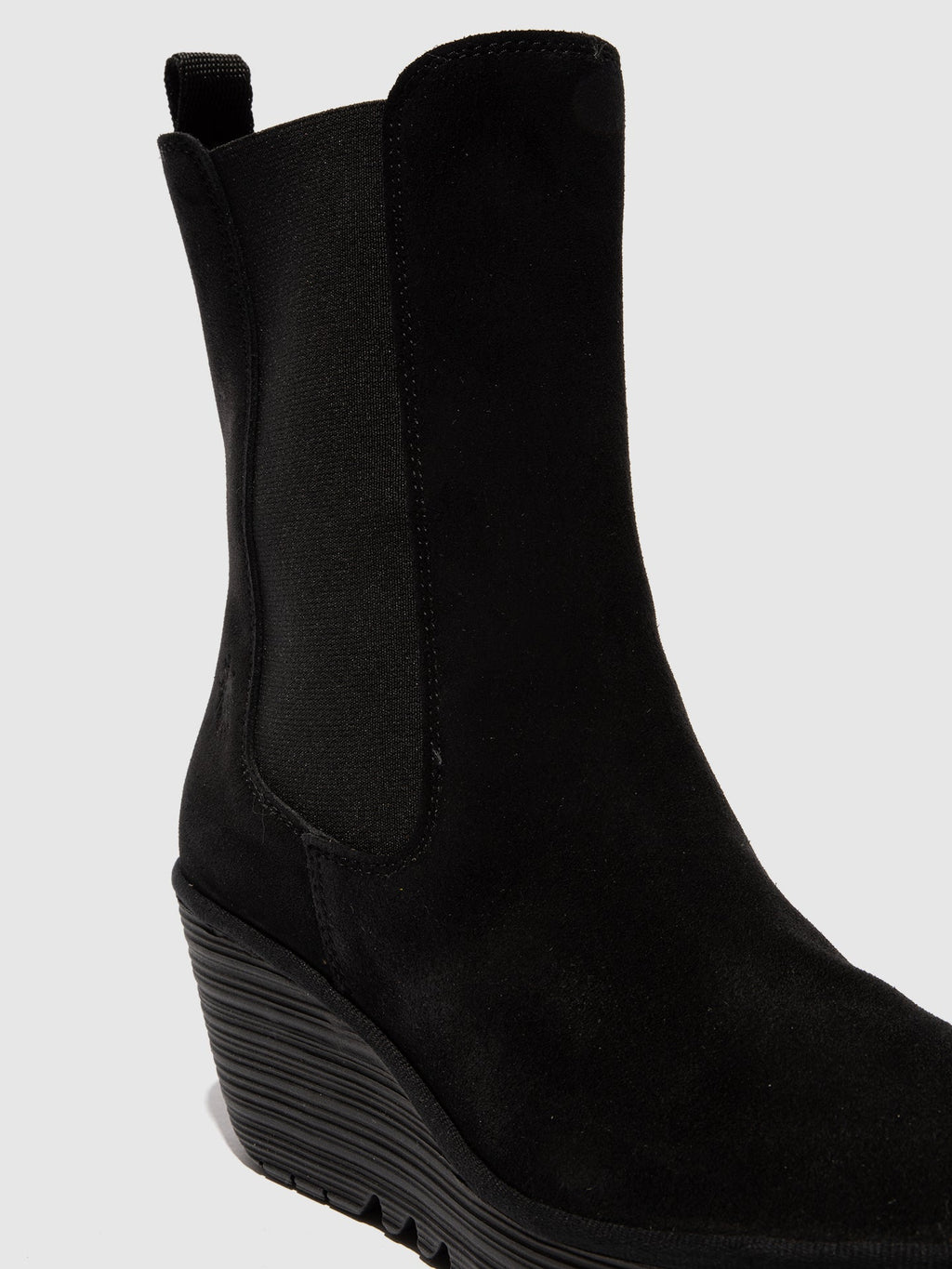 Chelsea Ankle Boots YERF600FLY OIL SUEDE BLACK