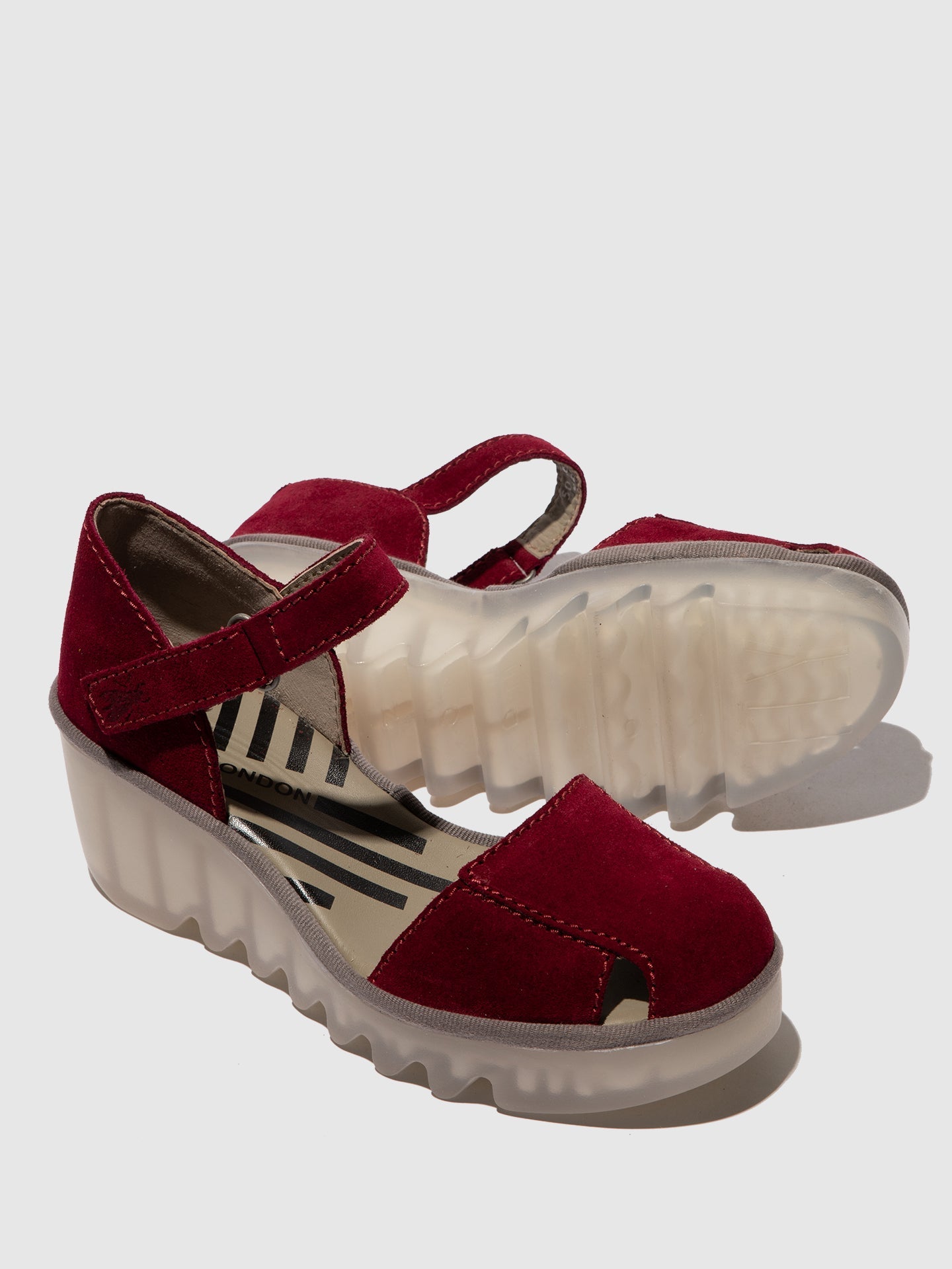 Velcro Sandals BLEY608FLY BERRY