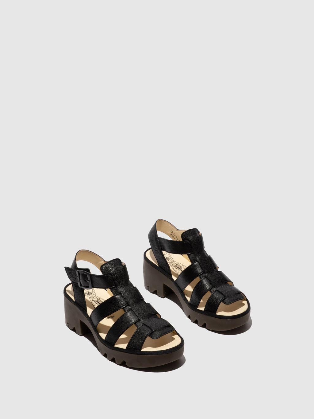Buckle Sandals TERF614FLY BLACK