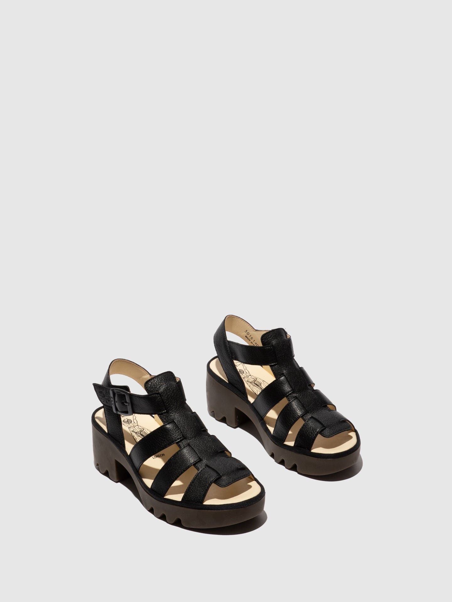 Buckle Sandals TERF614FLY BLACK