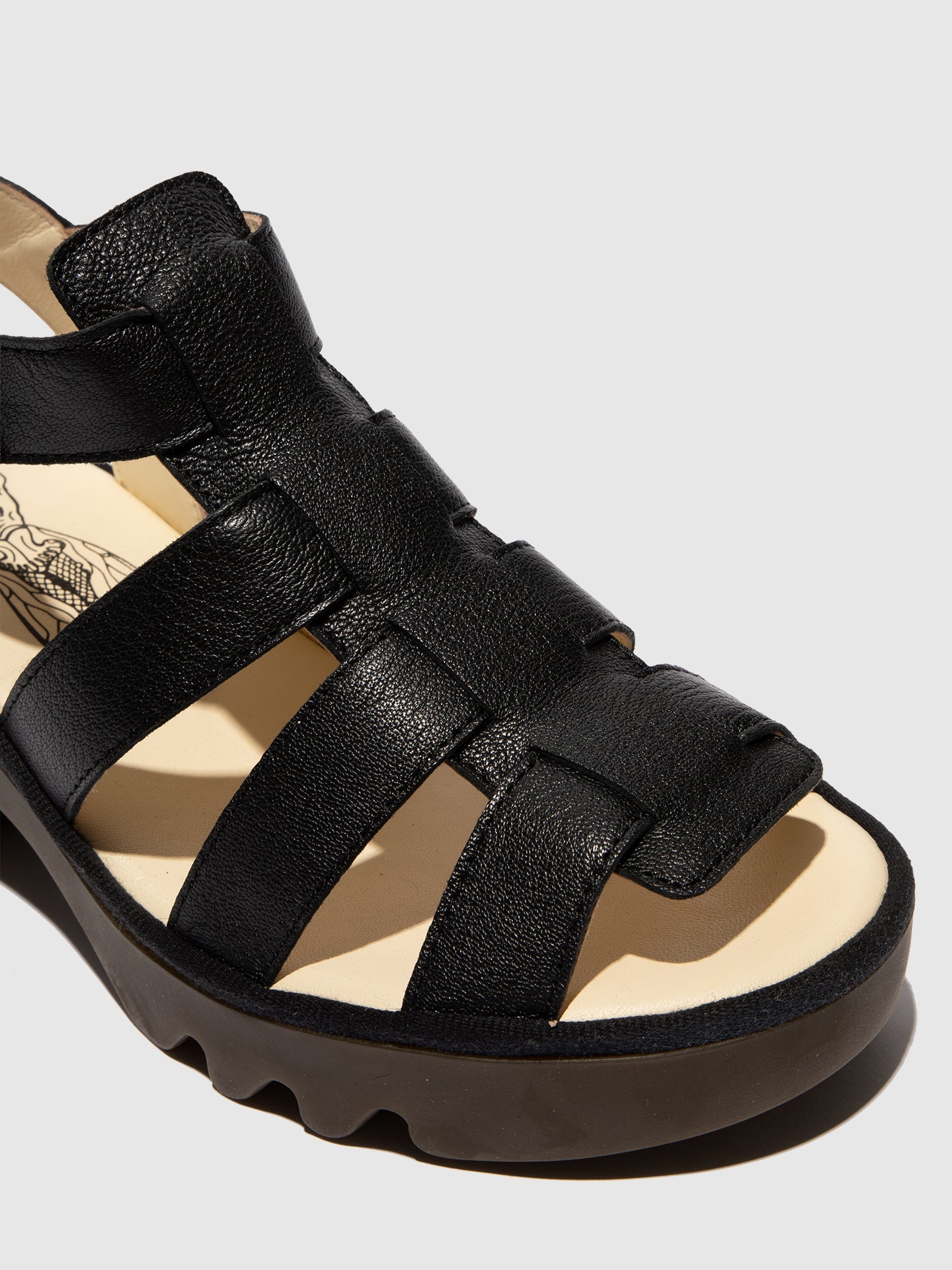 Buckle Sandals TERF614FLY BLACK