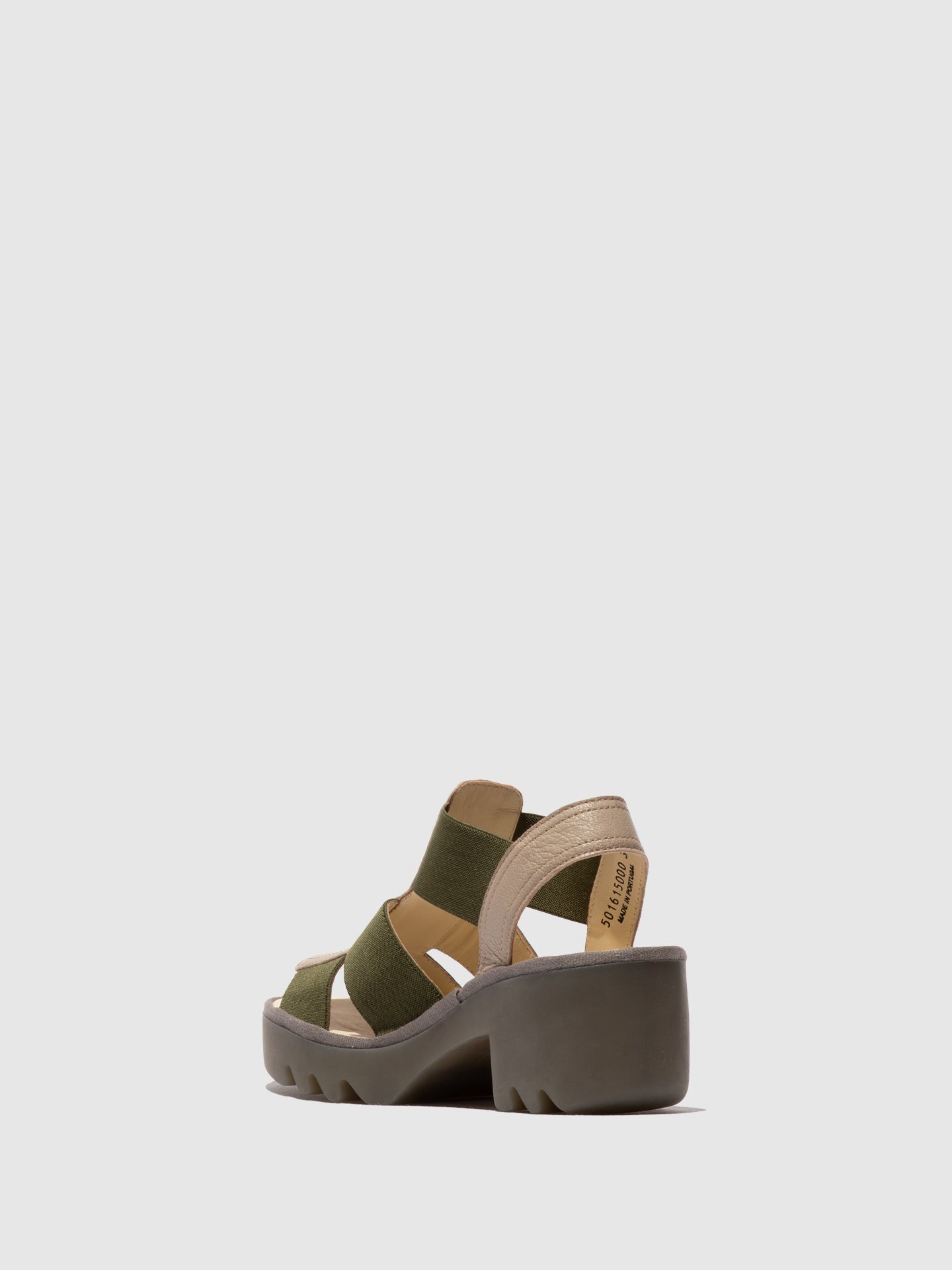Elasticated Sandals TEEV615FLY TAUPE/KHAKI