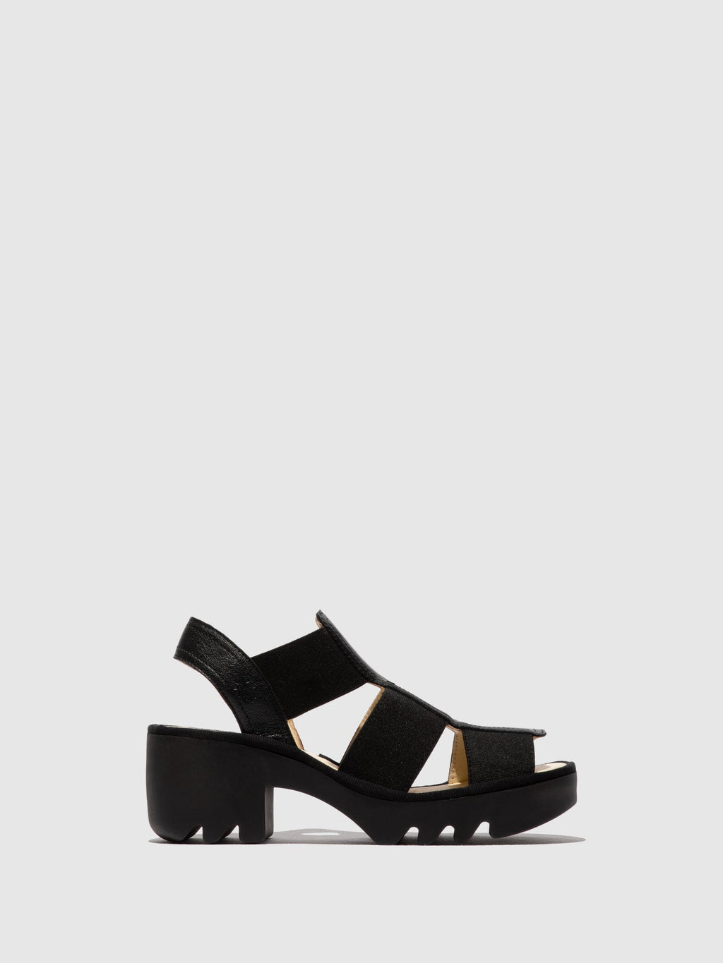Elasticated Sandals TEEV615FLY BLACK
