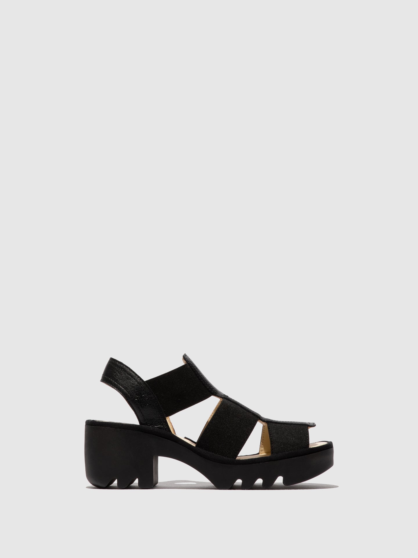Elasticated Sandals TEEV615FLY BLACK