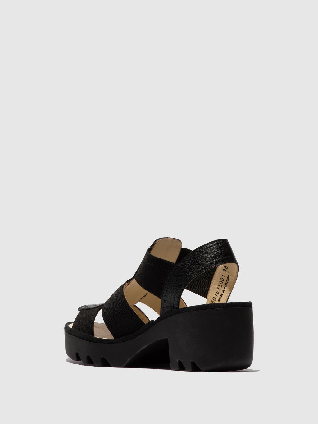 Elasticated Sandals TEEV615FLY BLACK