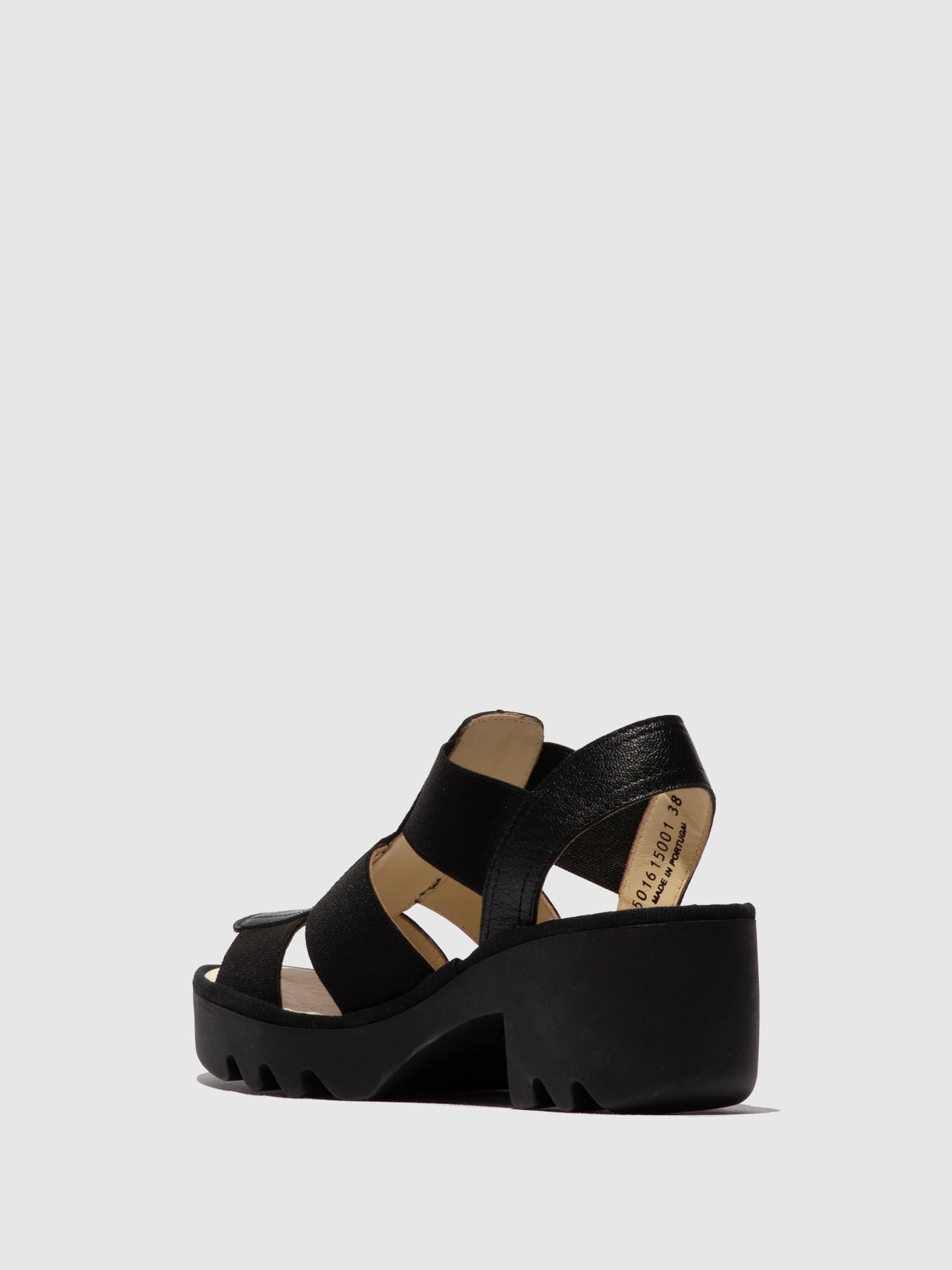Sandalen mit Gummizug TEEV615FLY SCHWARZ