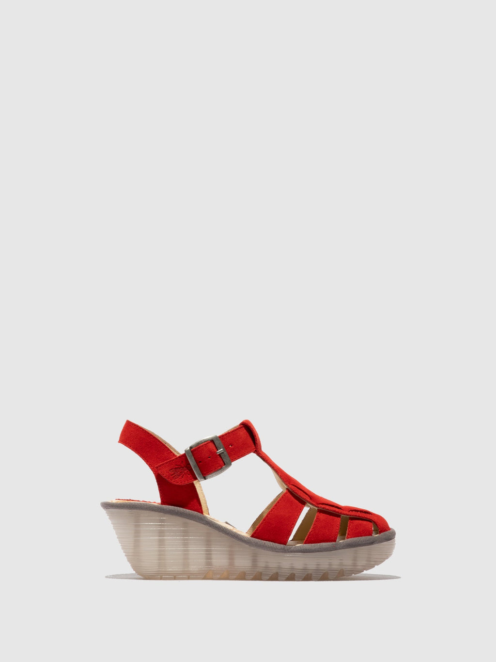 Buckle Sandals YERU619FLY SCARLET
