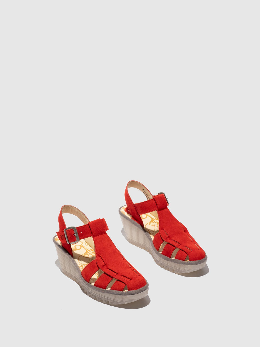 Buckle Sandals YERU619FLY SCARLET