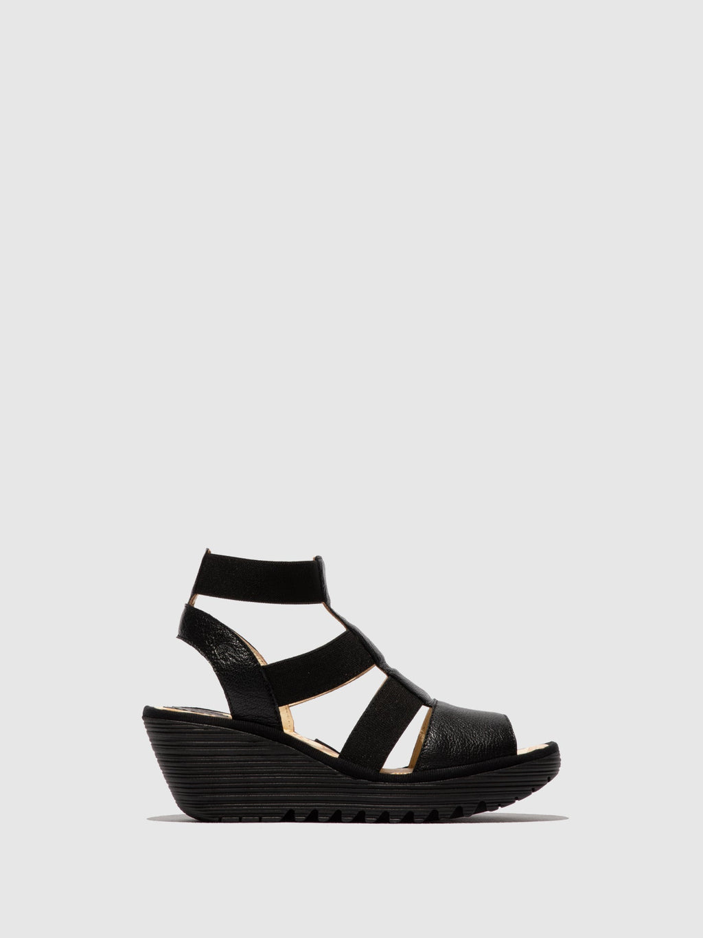 Elasticated Sandals YOKA622FLY BLACK