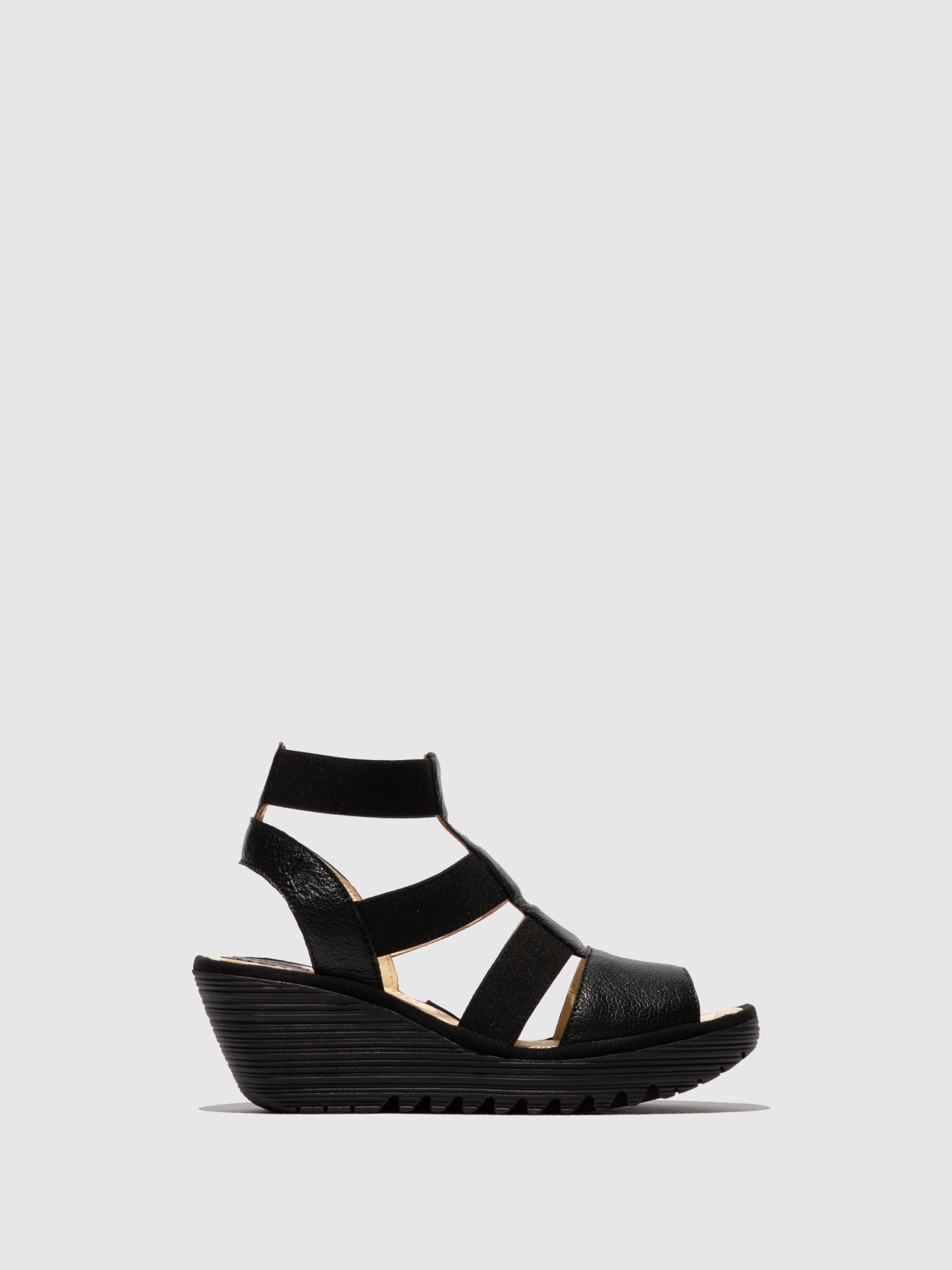 Elastische Sandalen YOKA622FLY SCHWARZ