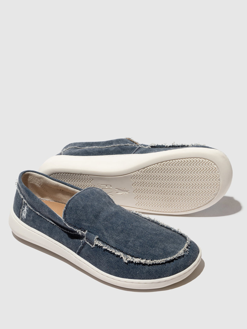 Round Toe Loafers COFY669FLY BLUE