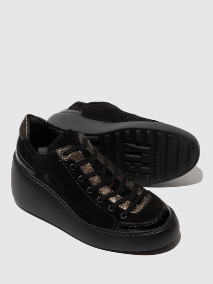 Schnür-Sneaker DUFY671FLY SCHWARZ/GRAPHIT/SCHWARZ