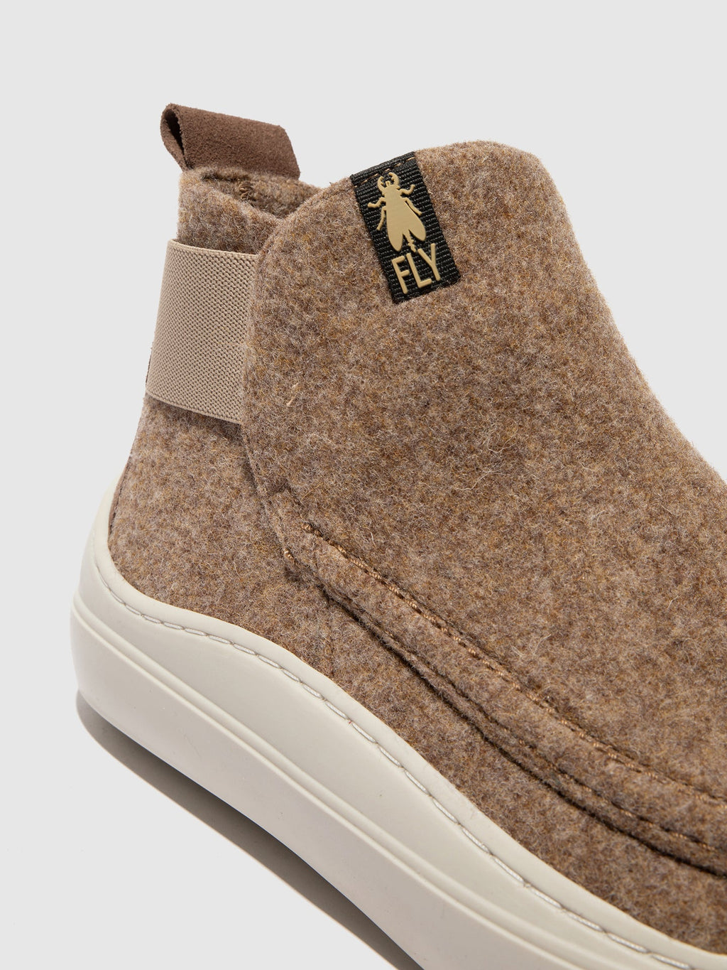 Velcro Trainers SLEV706FLY TAUPE