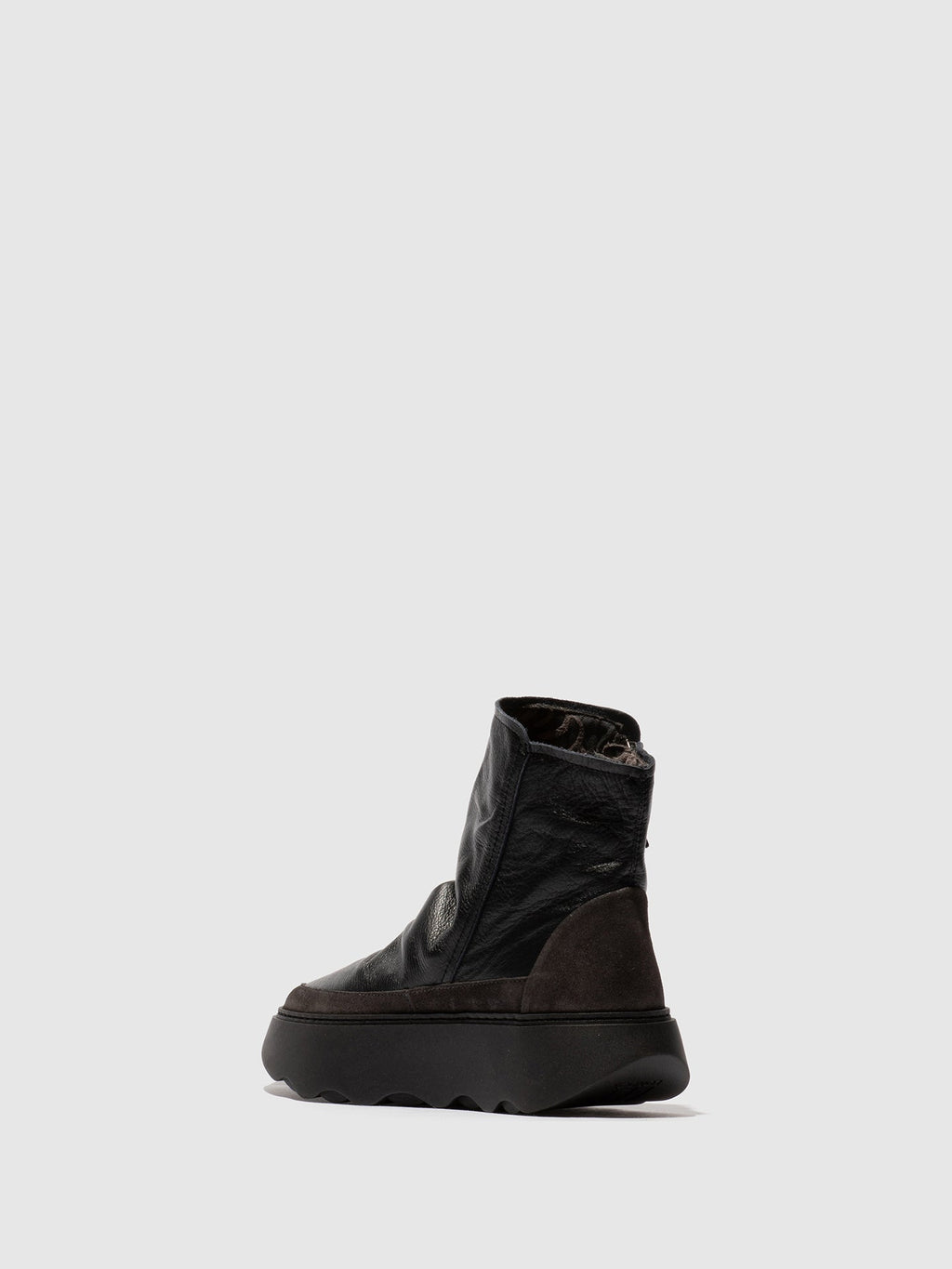 Zip Up Ankle Boots FABY728FLY BLACK/DIESEL