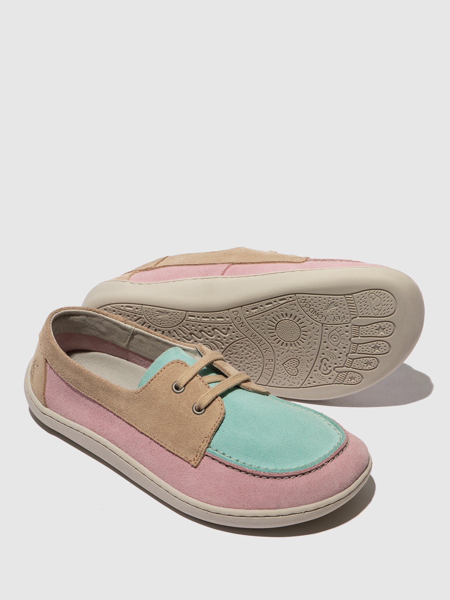 Schnürschuhe NELT750FLY PINK/MINT/TAUPE