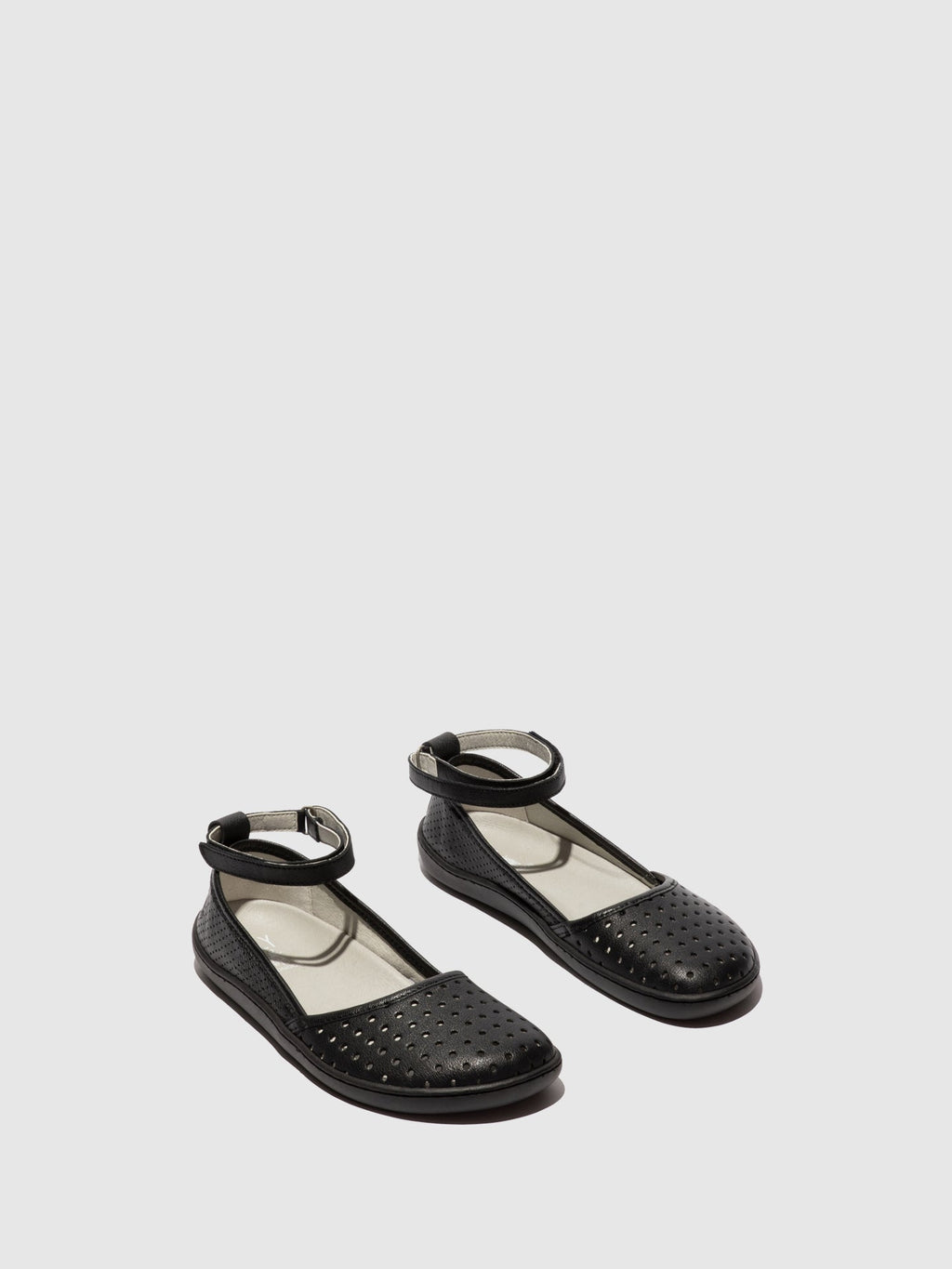 Velcro Shoes NICH753FLY BLACK