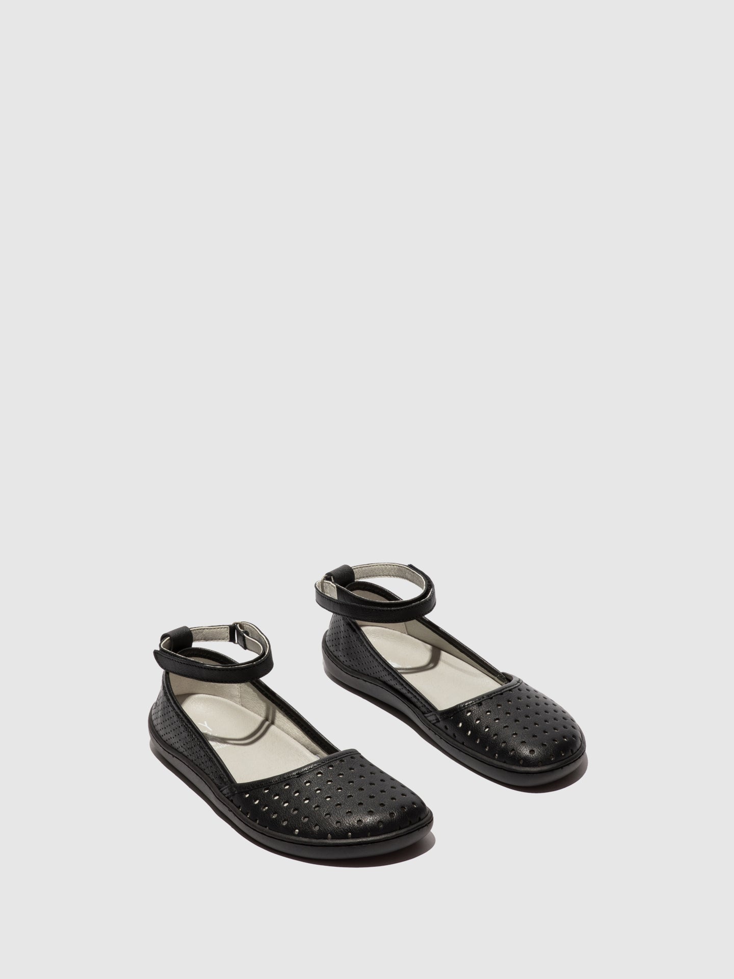 Velcro Shoes NICH753FLY BLACK