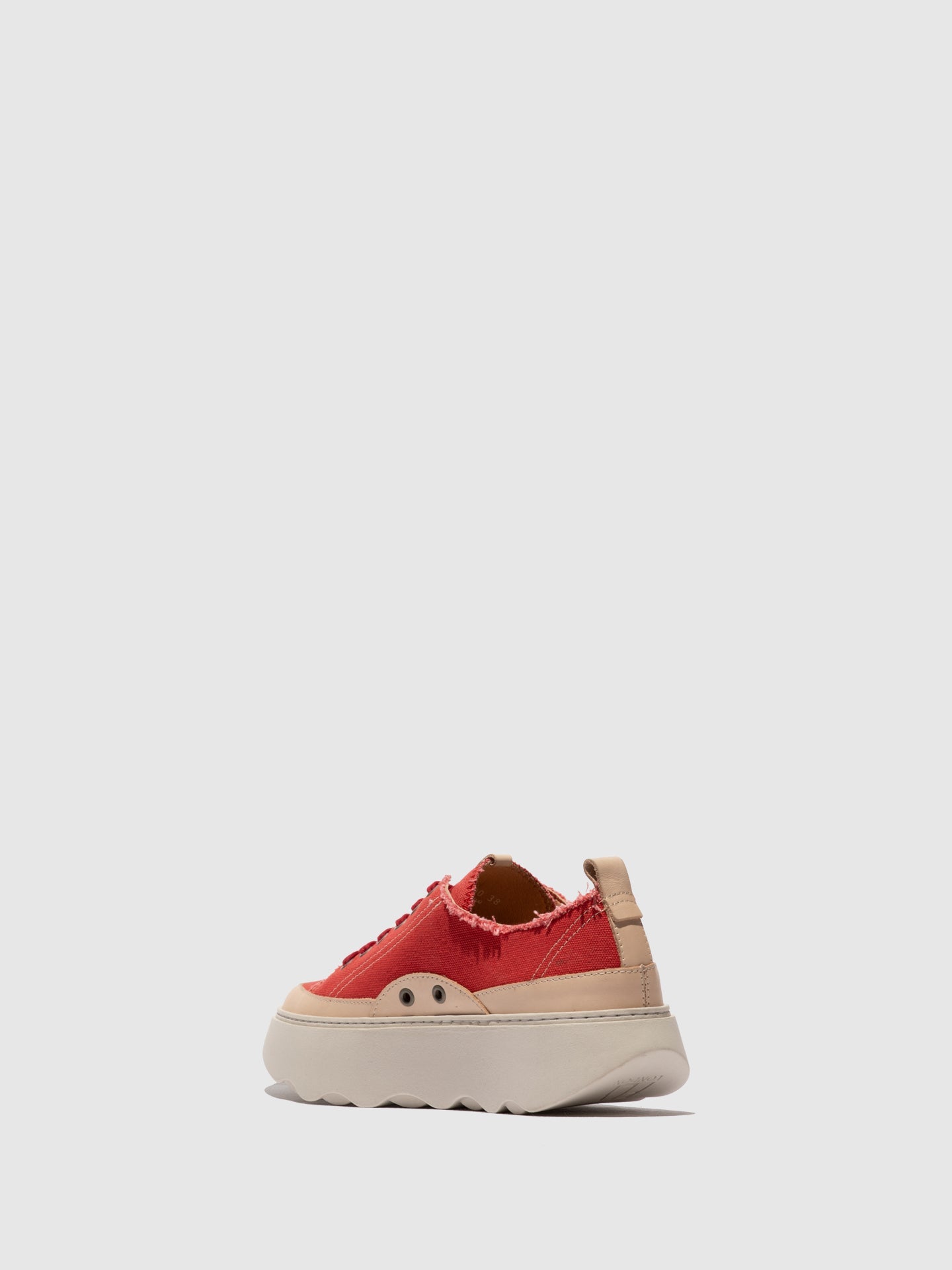 Lace-up Trainers FEBY758FLY RED/NATURAL