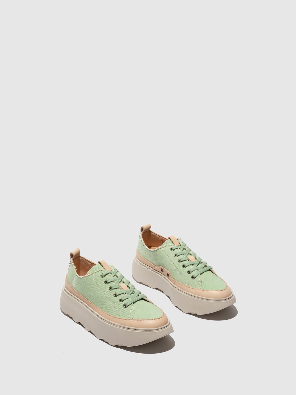 Schnür-Turnschuhe FEBY758FLY MINT/NATURAL