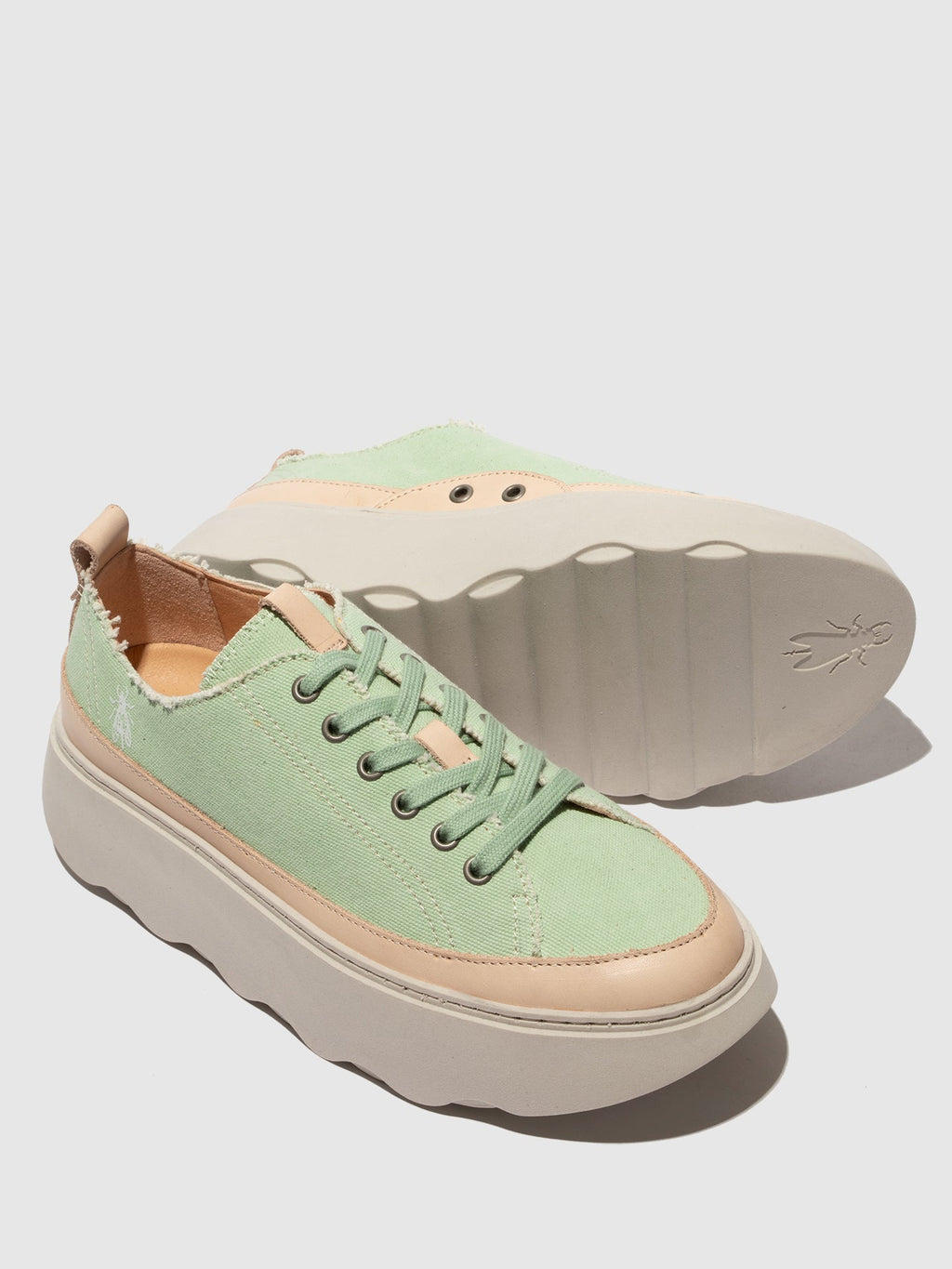 Lace-up Trainers FEBY758FLY MINT/NATURAL