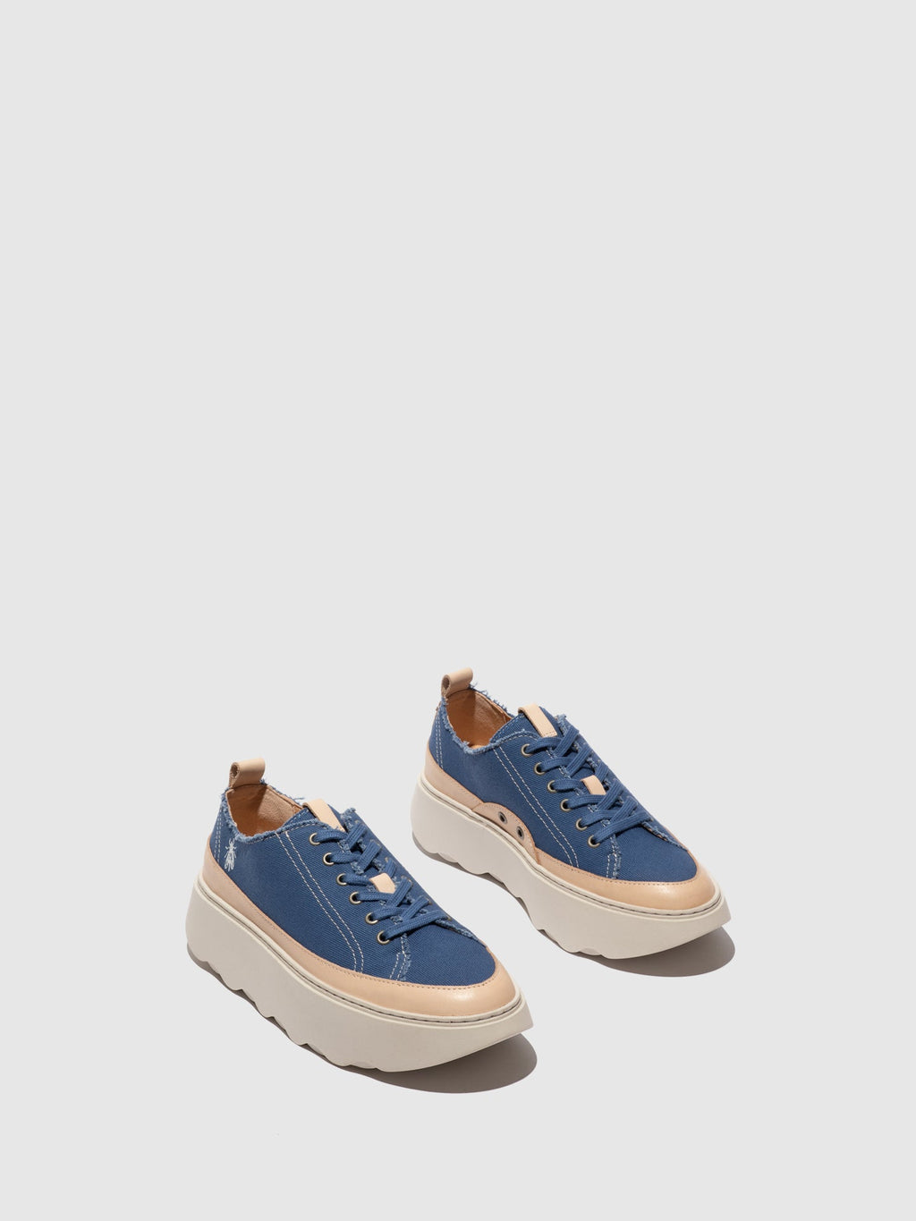 Lace-up Trainers FEBY758FLY JEANS/NATURAL