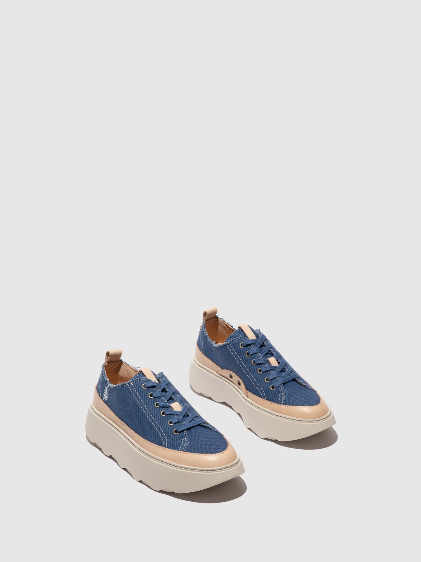 Lace-up Trainers FEBY758FLY JEANS/NATURAL