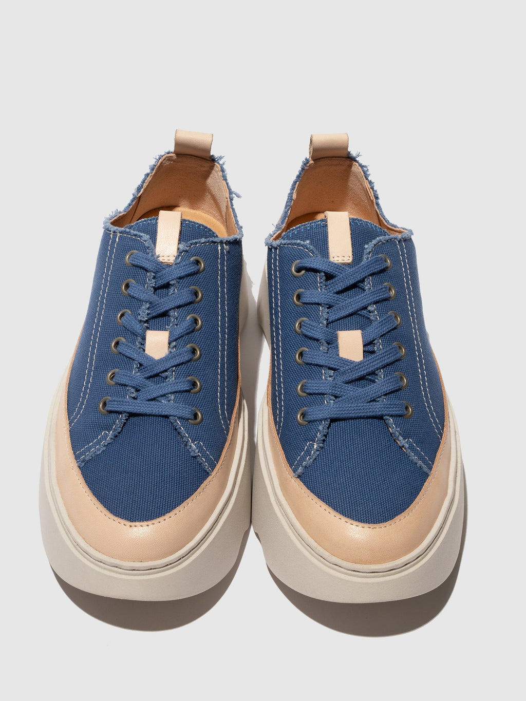 Lace-up Trainers FEBY758FLY JEANS/NATURAL