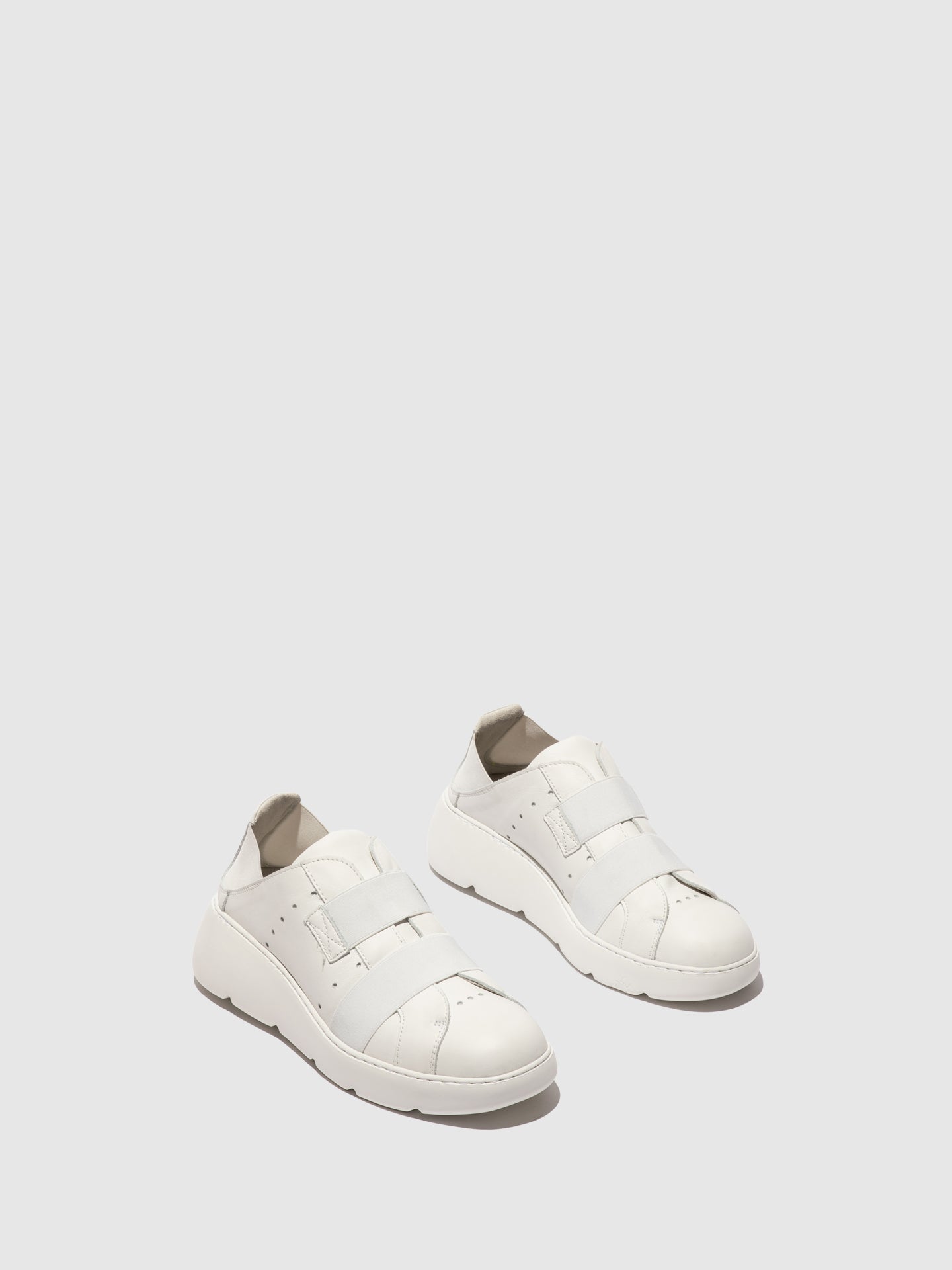Elasticated Trainers JULK775FLY WHITE
