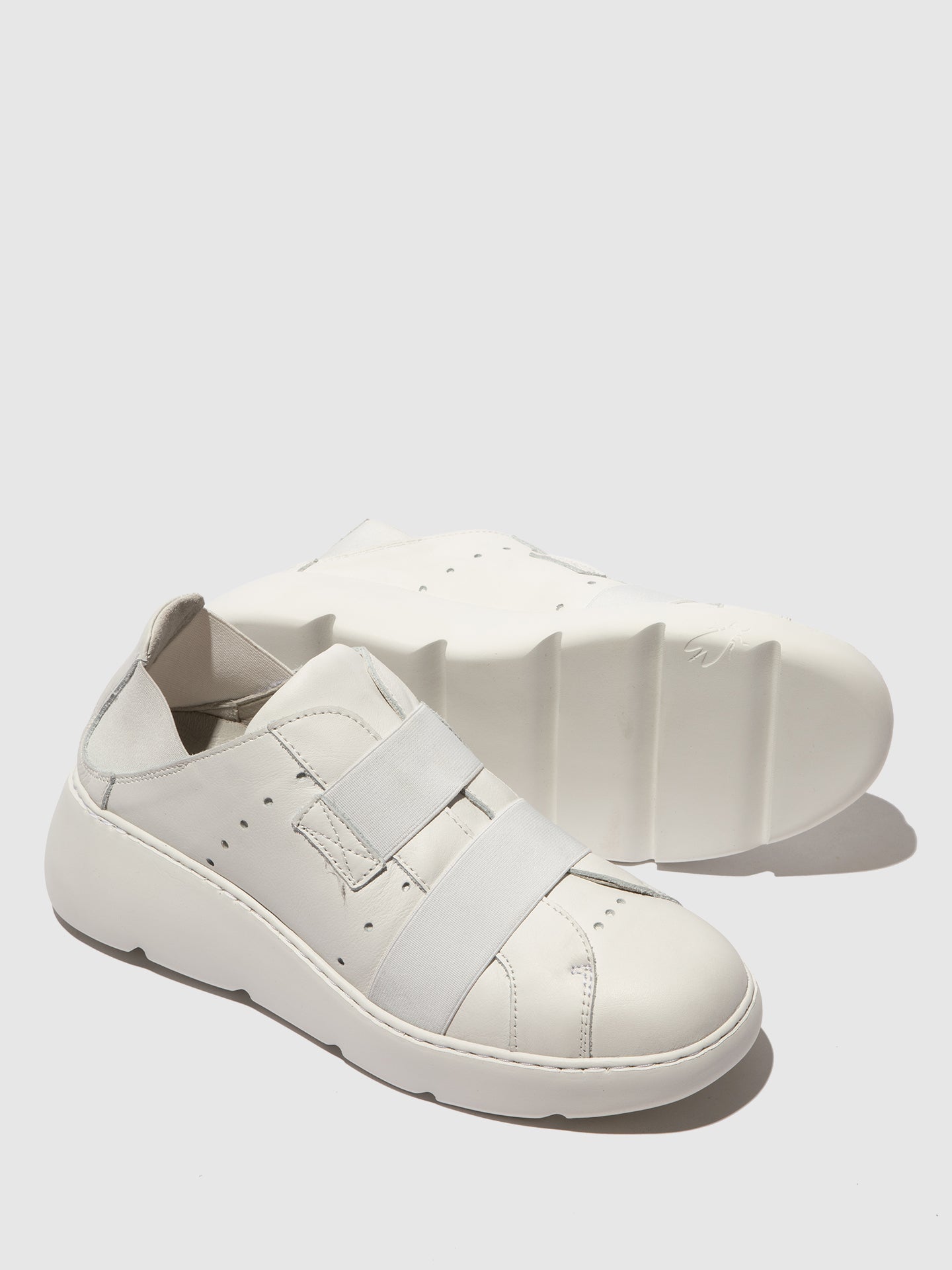 Elasticated Trainers JULK775FLY WHITE