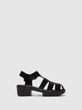 T-Strap Sandals EMME511FLY BRIDLE BLACK