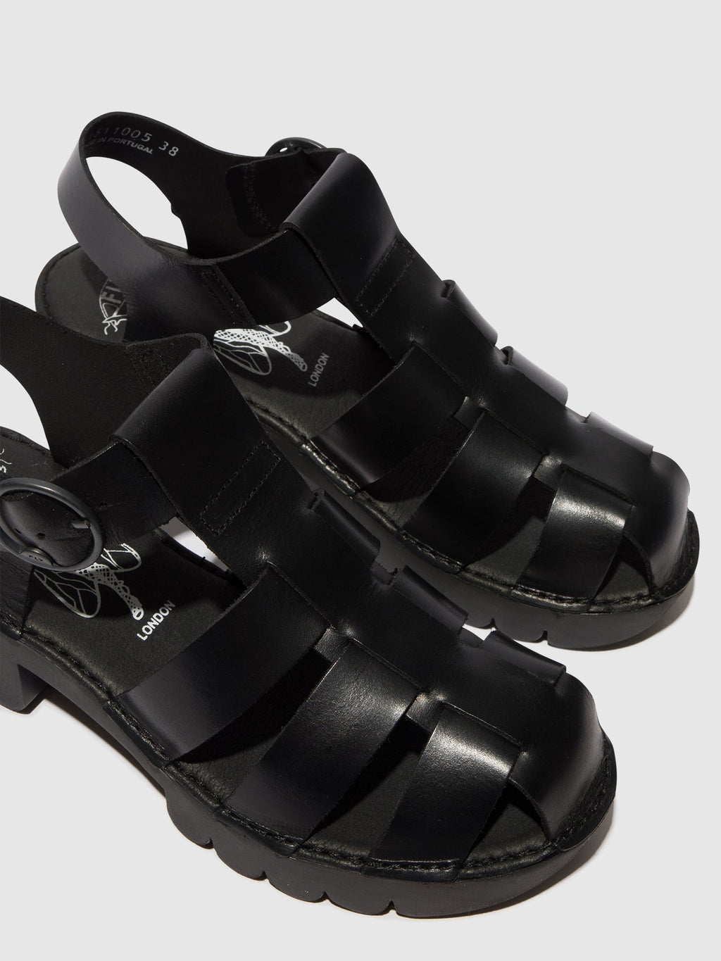 T-Strap Sandals EMME511FLY BRIDLE BLACK