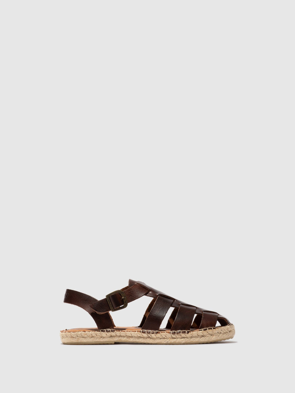 Sling-Back Espadrilles SUCH527FLY LEATHER BROWN