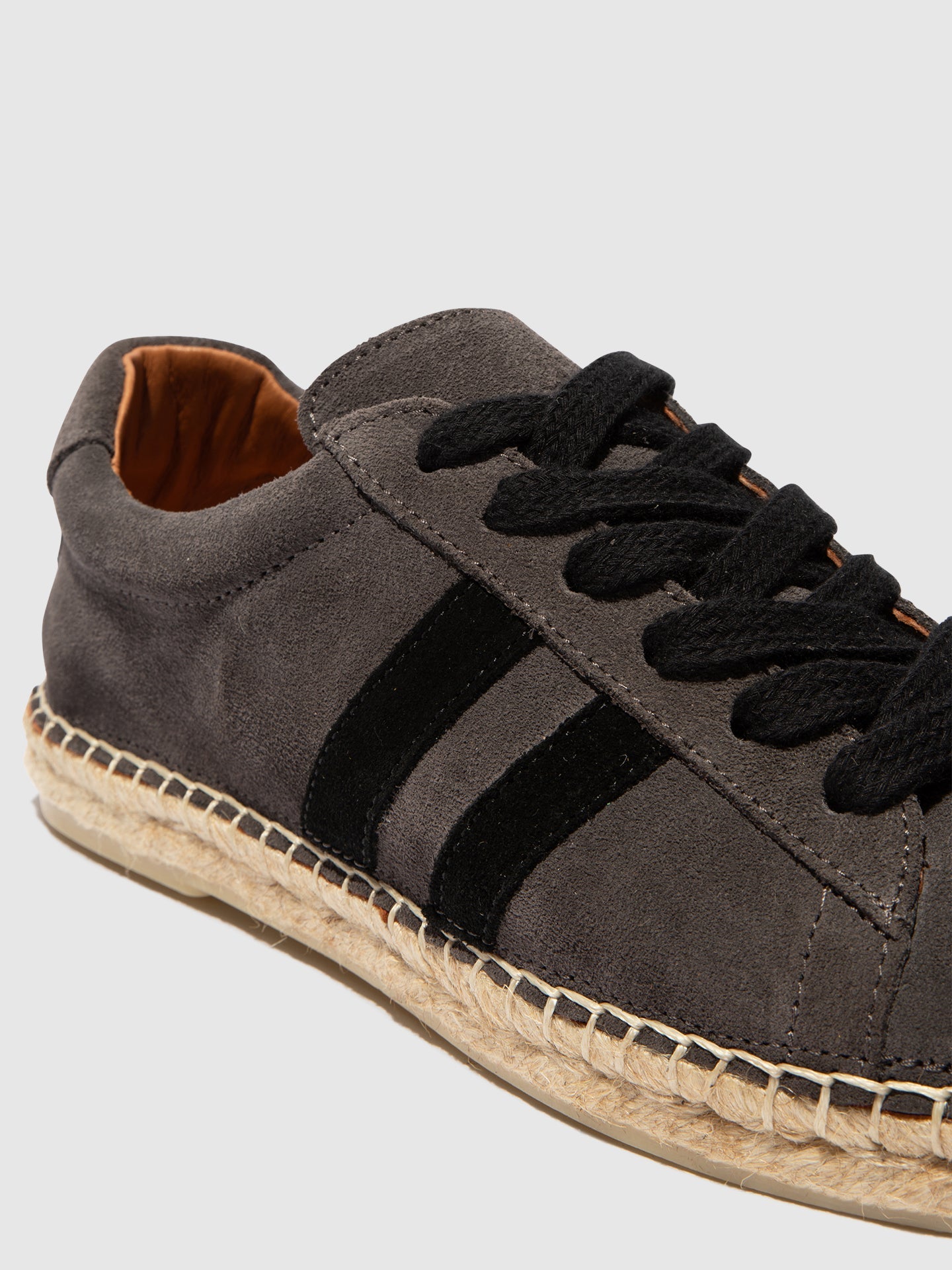 Lace-up Espadrilles SCAM529FLY GREY/BLACK