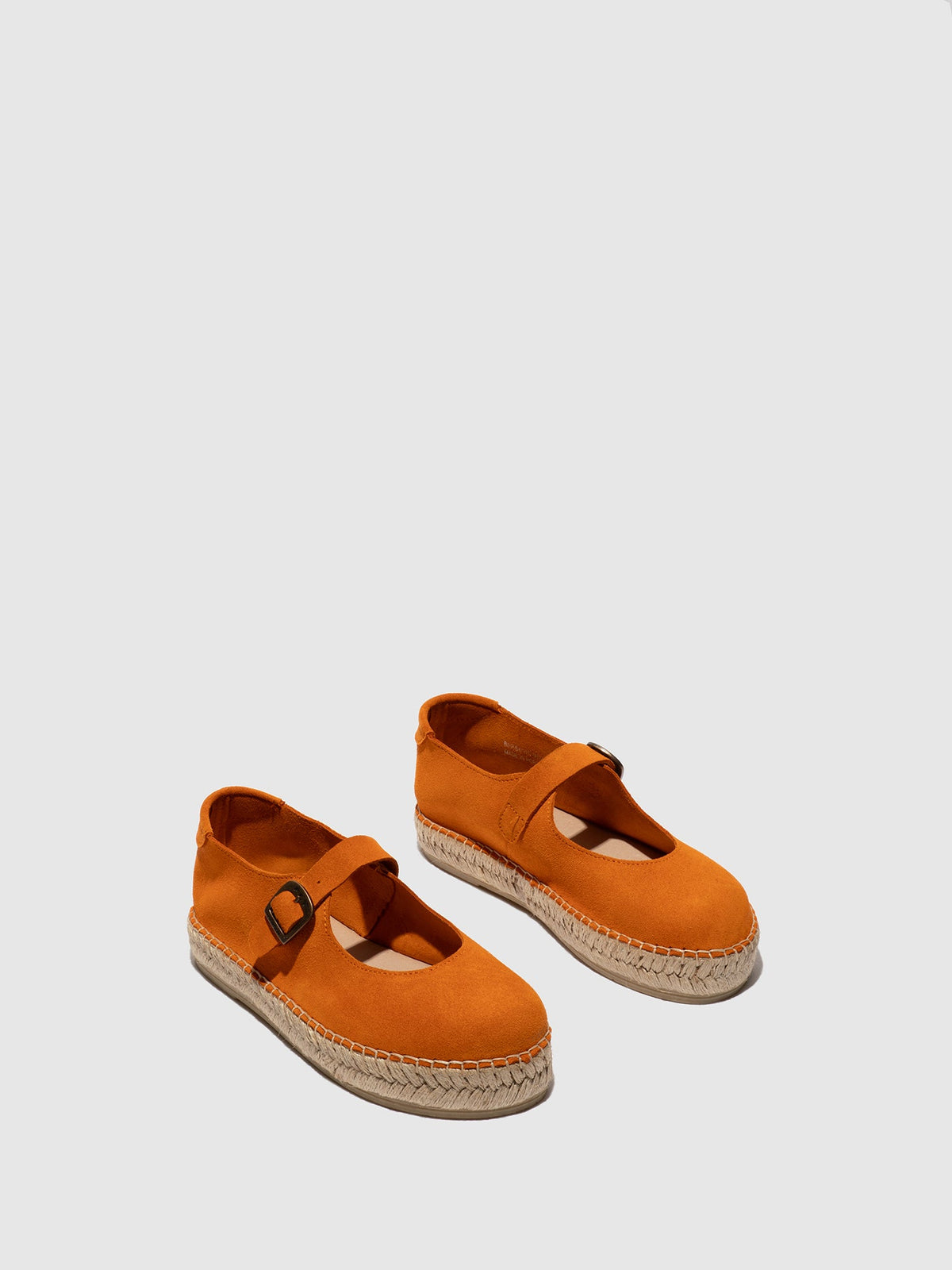 Runde Espadrilles SOIK554FLY WILDLEDER ORANGE