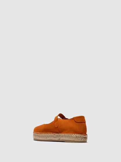 Runde Espadrilles SOIK554FLY WILDLEDER ORANGE