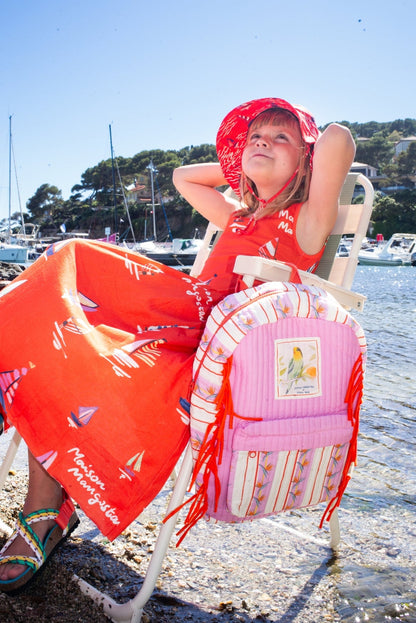 Midi Backpack | Maison Mangostan x Studio Noos Birds