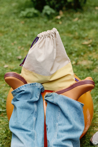 Patchwork Gym Bag | Butter Yellow