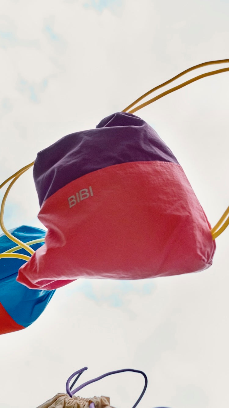 Patchwork Gym Bag | Bright Pink