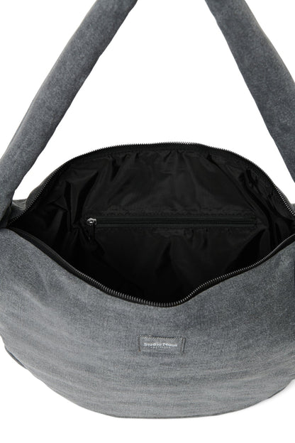 Denim Cross Body Bag | Grey