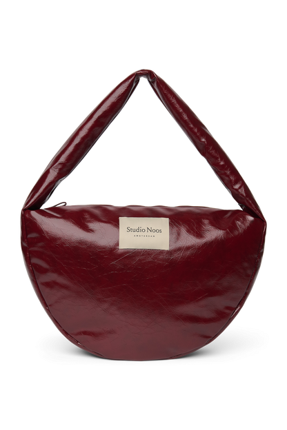 Vegan Leather Cross Body Bag | Burgundy