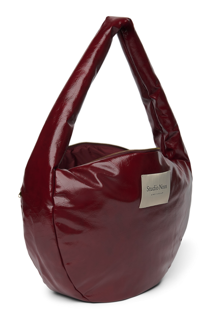 Vegan Leather Cross Body Bag | Burgundy