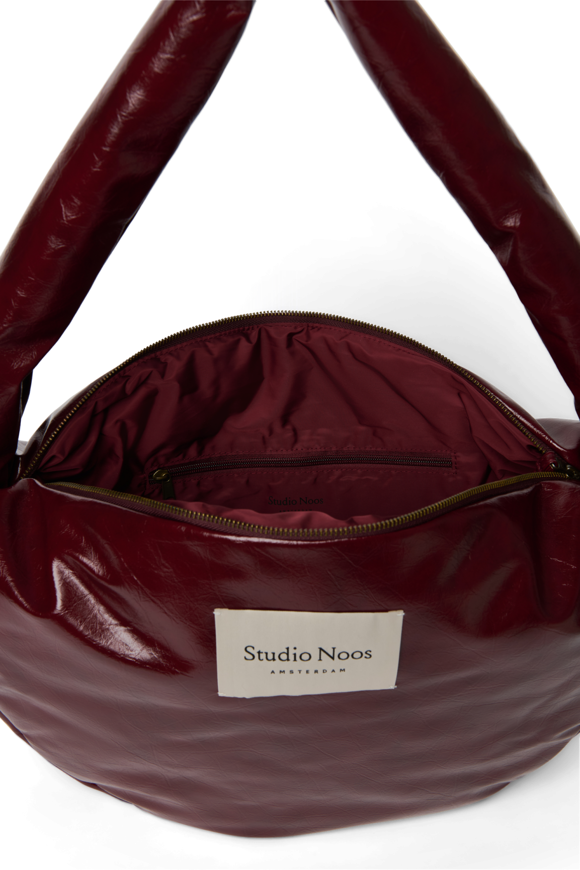 Vegan Leather Cross Body Bag | Burgundy