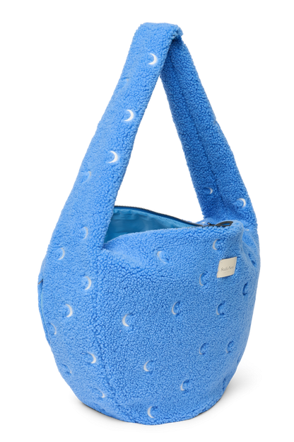 Teddy Cross Body Bag | Light Blue Moon