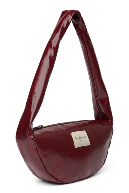 Vegan Leather Mini Cross Body Bag | Burgundy